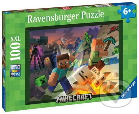 Ravensburger Minecraft Monstra z Minecraftu 100 dílků