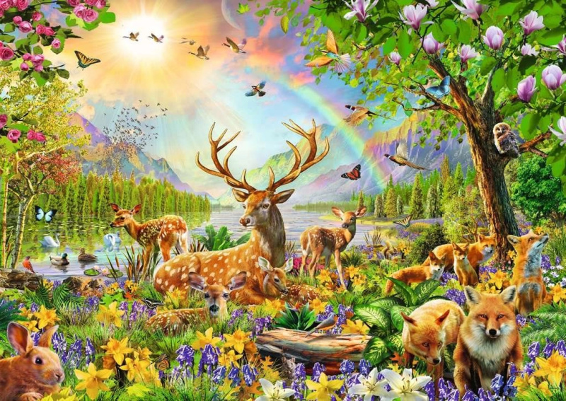 Puzzle jelen XXL 200 dílků
