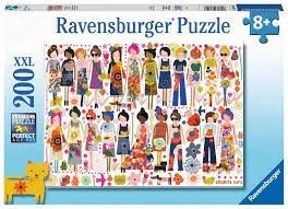 RAVENSBURGER Květinové motivy XXL 200 dílků