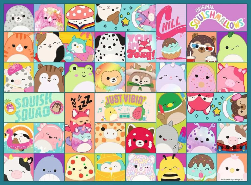 RAVENSBURGER Squishmallows XXL 100 dílků