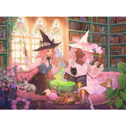 Ravensburger puzzle Začarovaná knihovna XXL 200 dílků