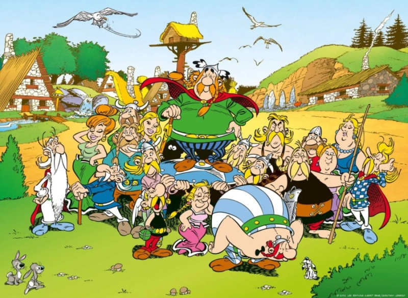 Ravensburger Asterix a Obelix: Vesnička 500 dílků