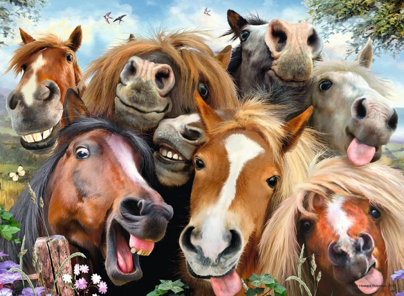 Ravensburger S koňmi 500 dílků