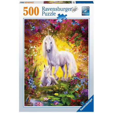 Ravensburger Jednorožec s mládětem Puzzle 500 dílků