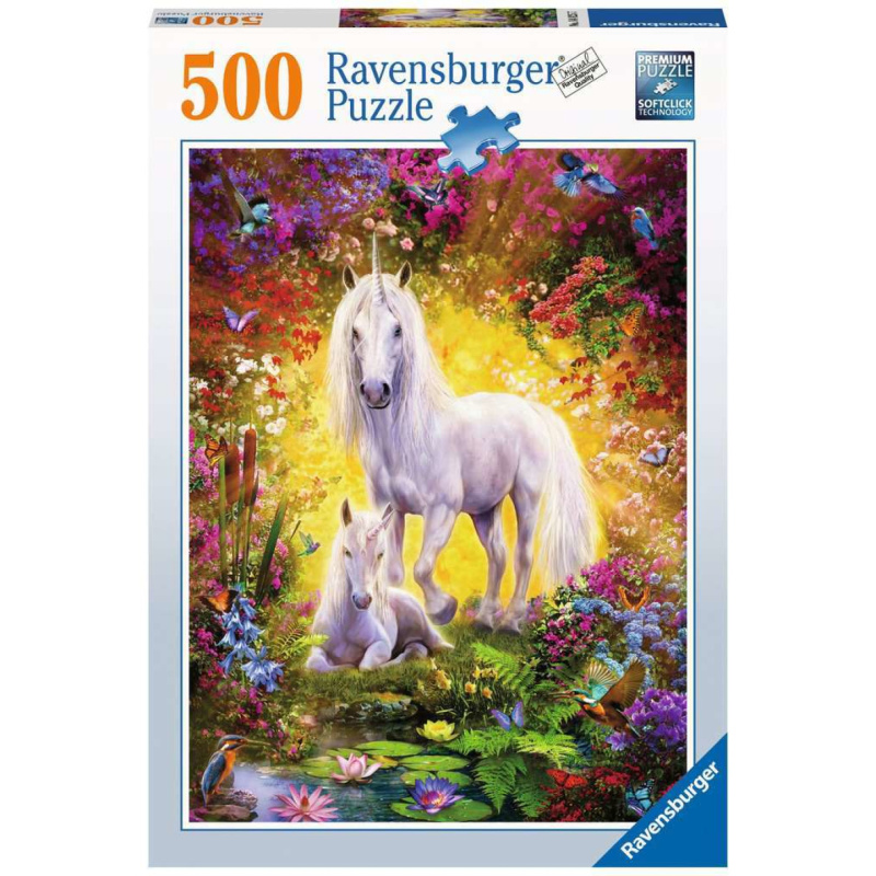 Ravensburger Jednorožec s mládětem Puzzle 500 dílků