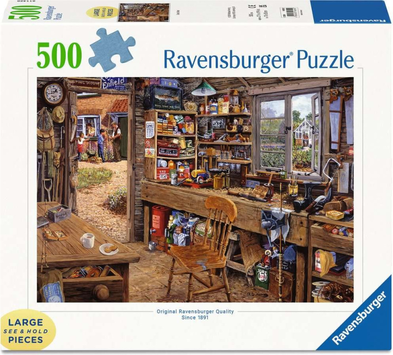 Ravensburger Puzzle Tátova dílna XXL 500 dílků
