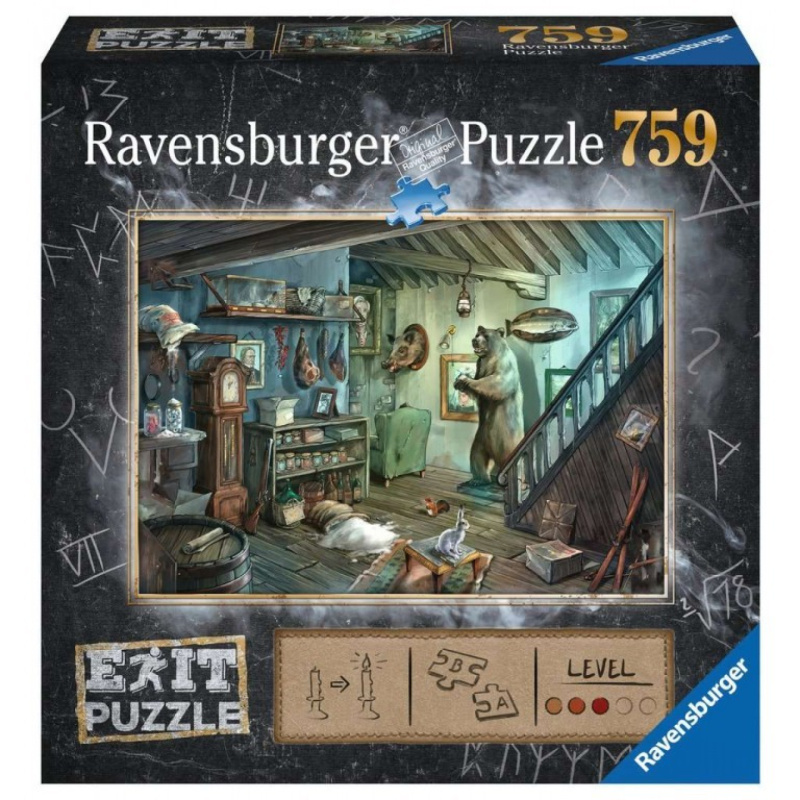 Ravensburger 15029 exit puzzle: zamčený sklep 759 dílků