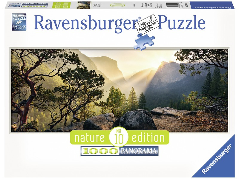 RAVENSBURGER Panoramatické puzzle Yosemitský národní park, Kalifornie 1000 dílků