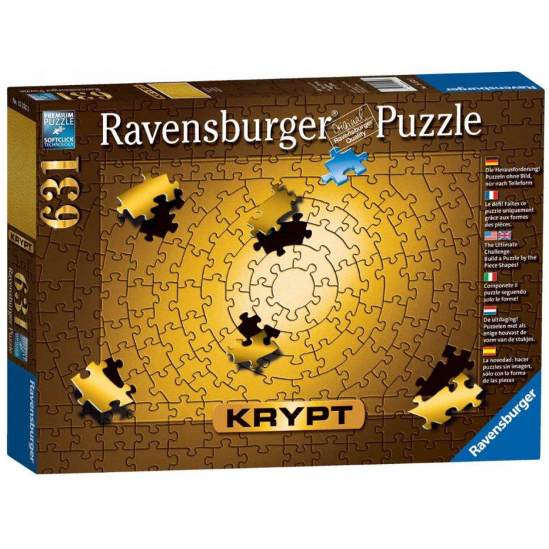 Ravensburger KRYPT barva zlatá 631 dílků
