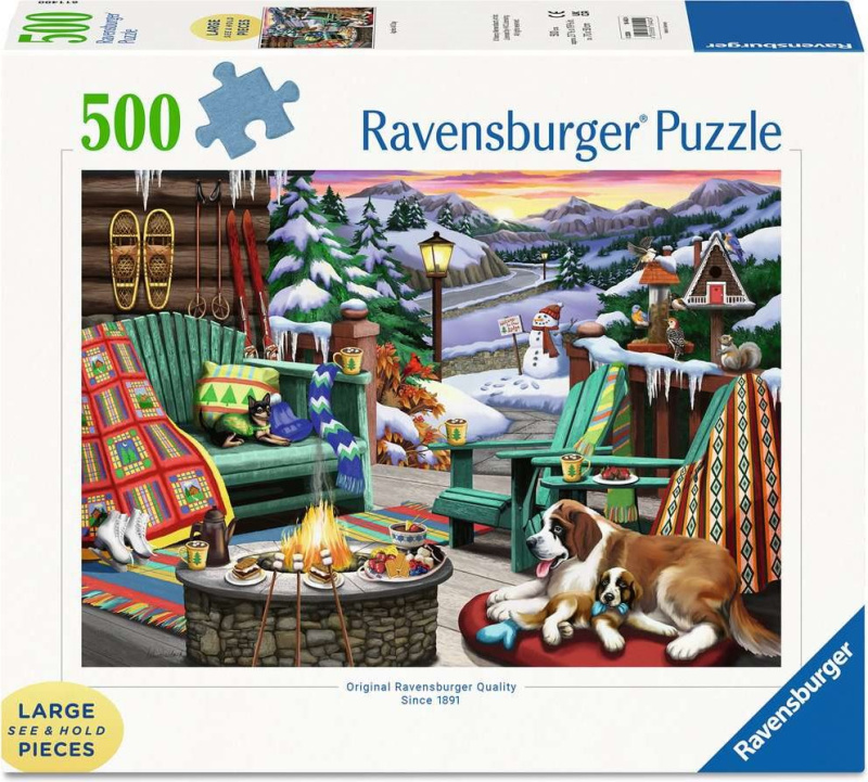 RAVENSBURGER Puzzle Útulná místa: Po celém dni XXL 500 dílků