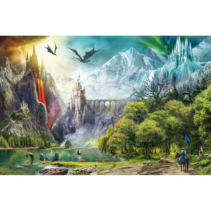 Ravensburger puzzle Reign of Dragons 3000 dílků