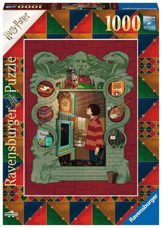 Ravensburger puzzle Harry Potter Weasleyová rodina 1000 dílků
