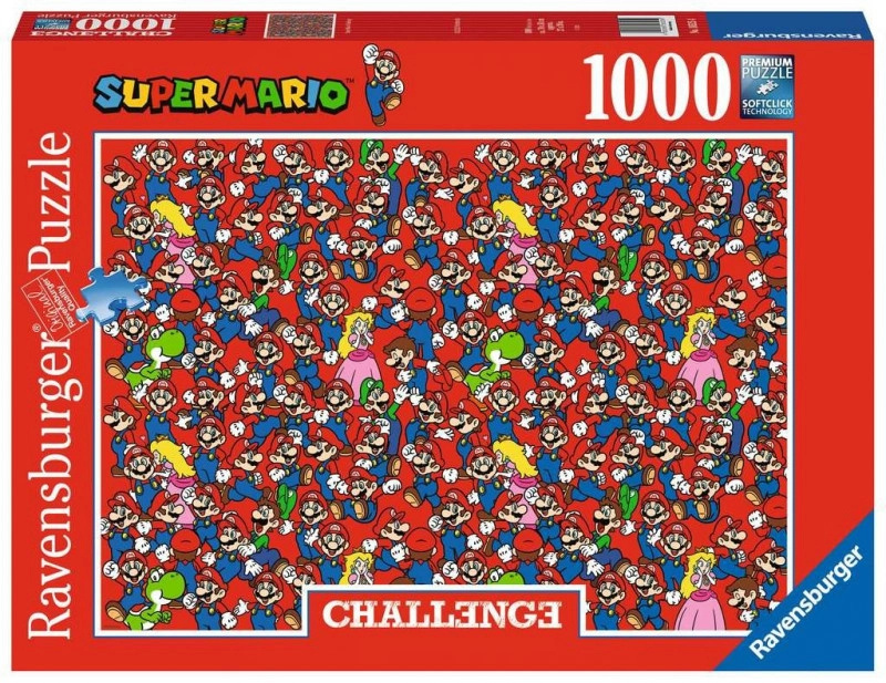 RAVENSBURGER Challenge: Super Mario 1000 dílků