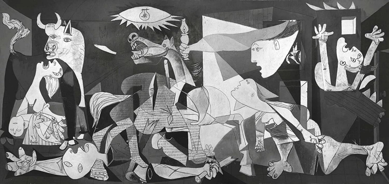 Ravensburger puzzle art collection: Guernica, 1937, 2000 dílků