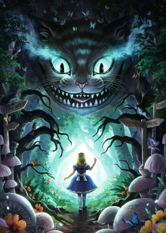 Puzzle 1000 dílků - Alenka v říši divů