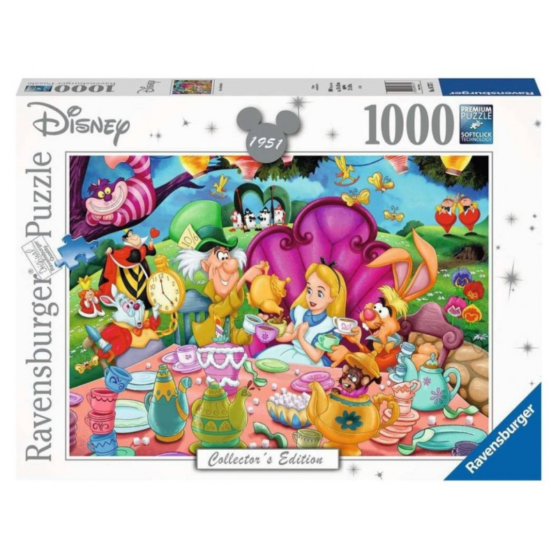 RAVENSBURGER Puzzle Alenka v říši divů 1000 dílků