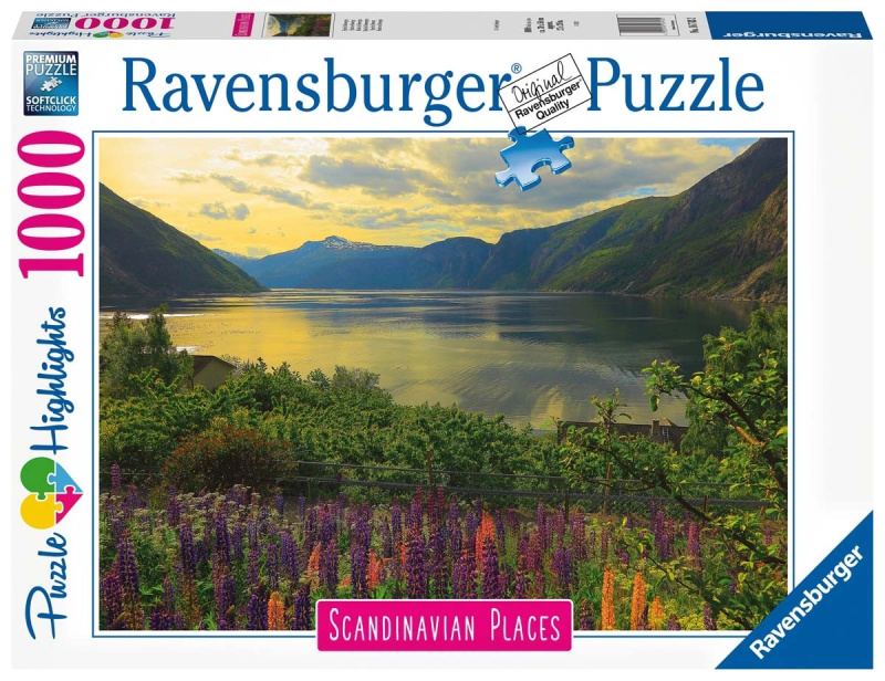 RAVENSBURGER Fjord v Norsku 1000 dílků