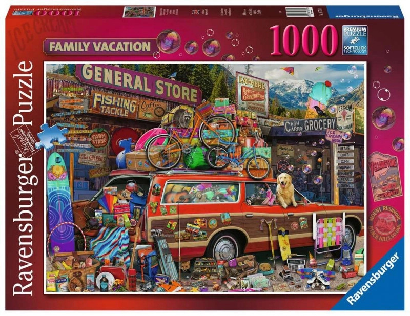 RAVENSBURGER Rodinná dovolená 1000 dílků