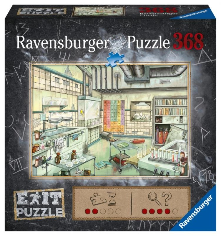 Ravensburger puzzle Exit: laboratoř 368 dílků