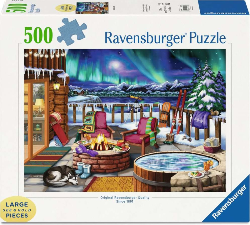 Puzzle polární záře XXL 500 dílků