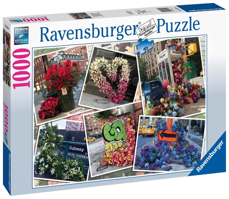 RAVENSBURGER Květiny v New Yorku 1000 dílků