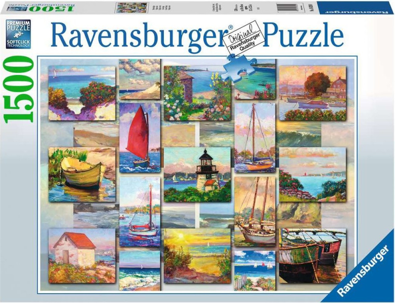 RAVENSBURGER Lodě a pobřeží 1500 dílků