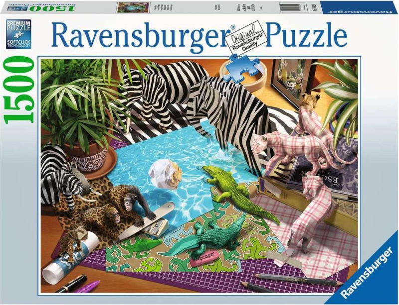 RAVENSBURGER Origami zvířata 1500 dílků