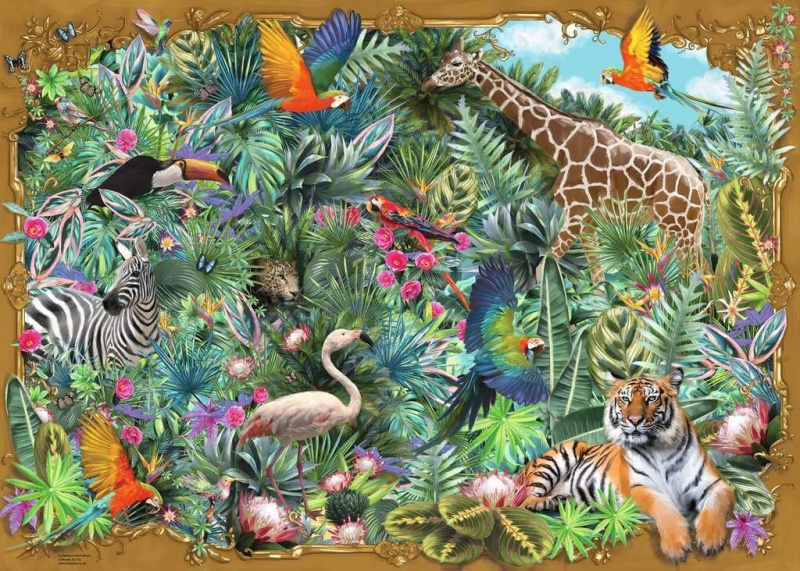 RAVENSBURGER Útěk do exotiky 1000 dílků