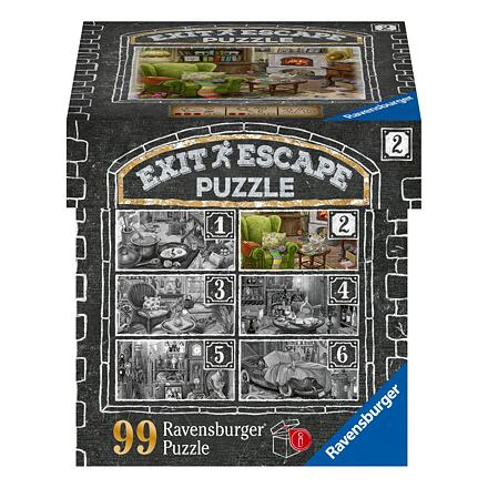 RAVENSBURGER Únikové EXIT Strašidelné sídlo 3: V zimní zahradě 99 dílků