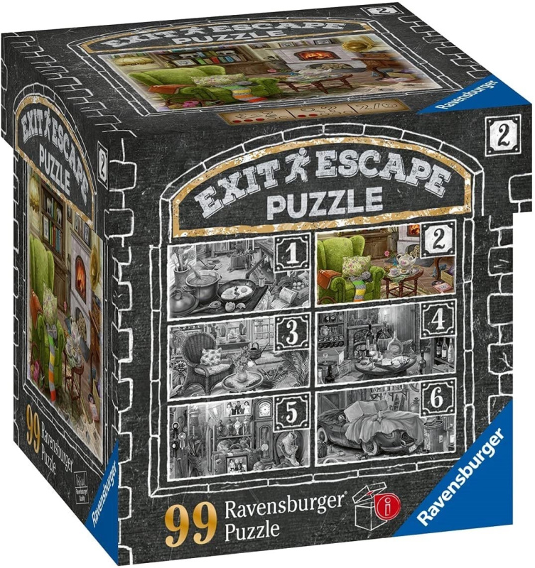 RAVENSBURGER Únikové EXIT Strašidelné sídlo 3: V zimní zahradě 99 dílků