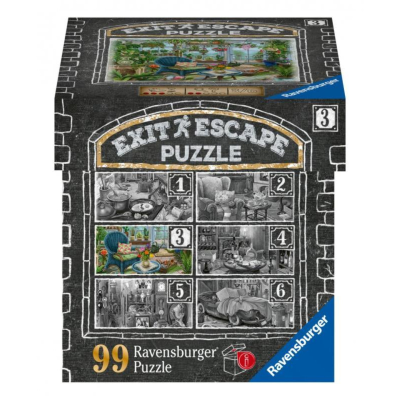 Ravensburger Exit Puzzle: Zimní zahrada 99 dílků