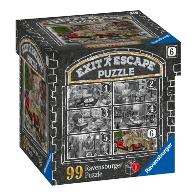 Exit Puzzle: Garáž 99 dílků