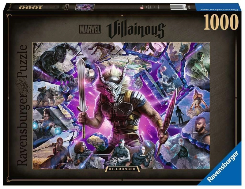 RAVENSBURGER Marvel Villainous: Killmonger 1000 dílků