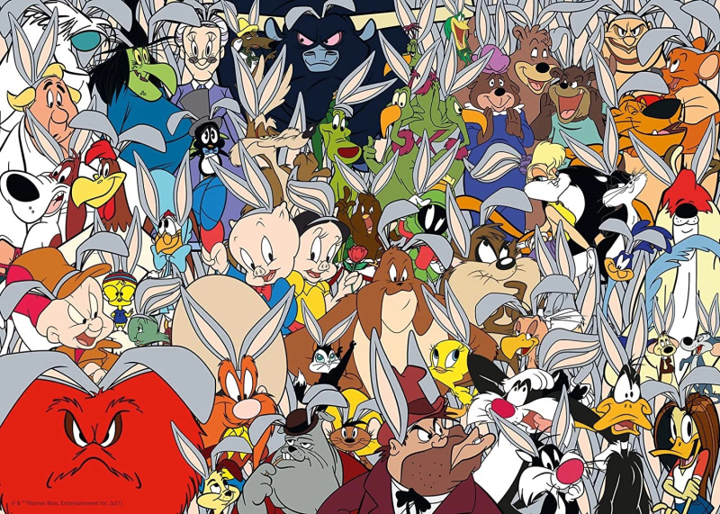 RAVENSBURGER Challenge: Looney Tunes 1000 dílků