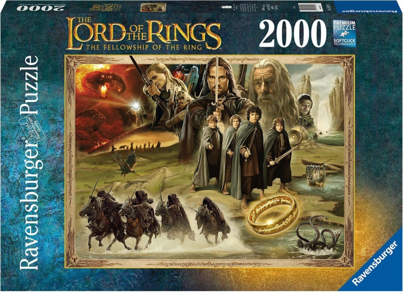Ravensburger Pán prstenů Společenstvo prstenu 2000 dílků