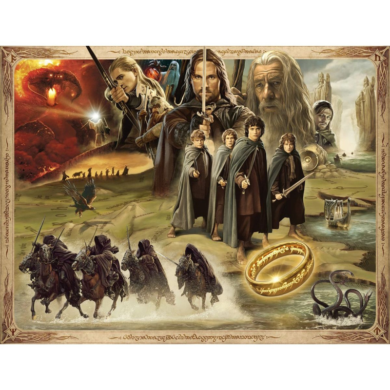 Ravensburger Pán prstenů Společenstvo prstenu 2000 dílků