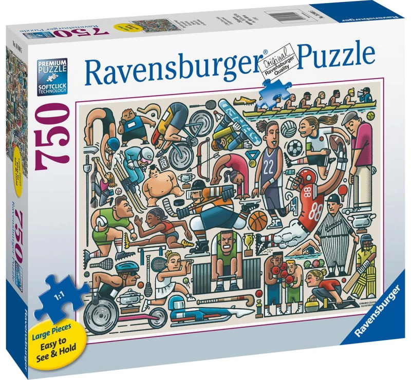 Ravensburger puzzle Atletická forma 750 dílků