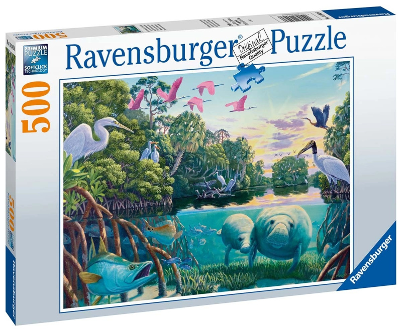 RAVENSBURGER Puzzle Chvíle s kapustňáky 500 dílků