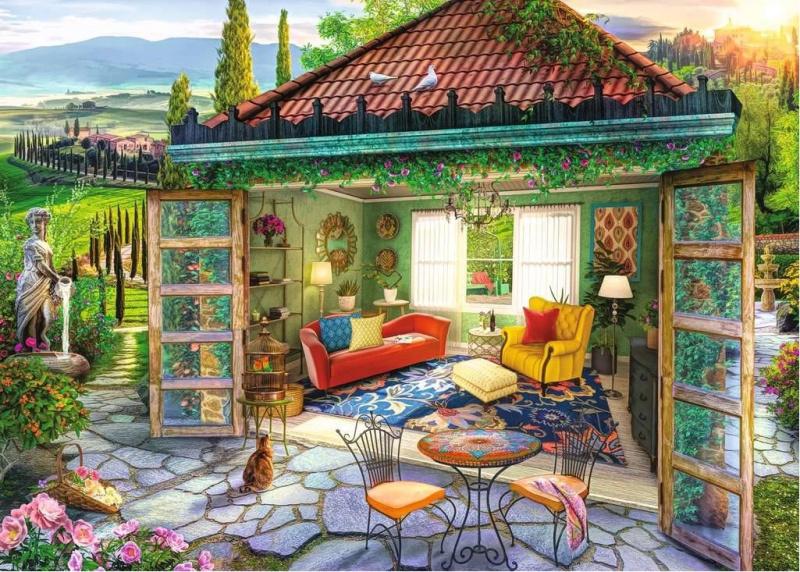 RAVENSBURGER Toskánská oáza 1000 dílků