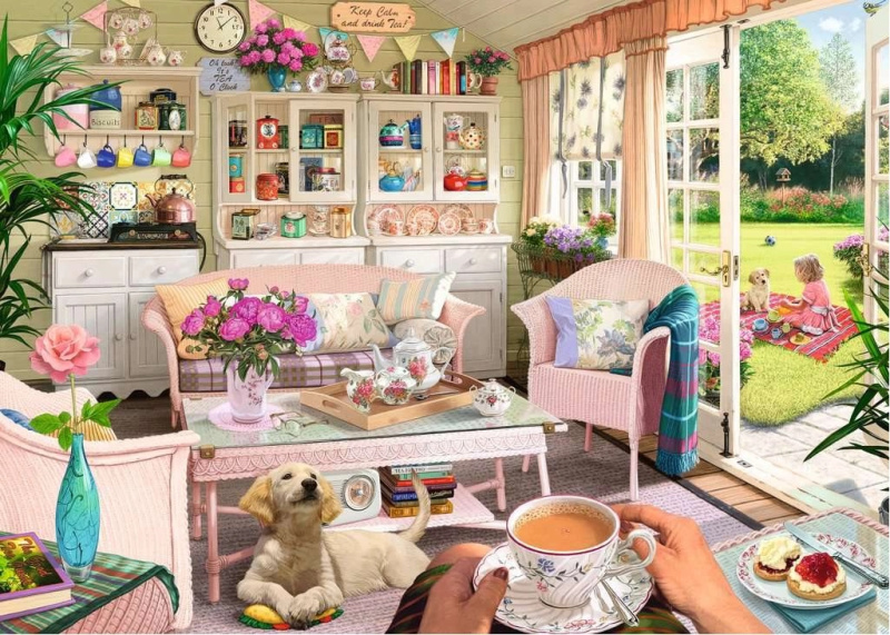 RAVENSBURGER Čajovna 1000 dílků