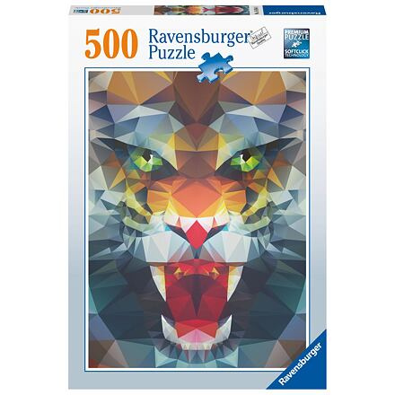 RAVENSBURGER Polygonový tygr 500 dílků