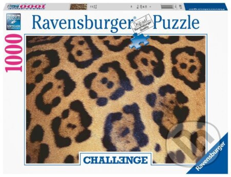Ravensburger 170968 Challenge Zvířecí potisk 1000 dílků