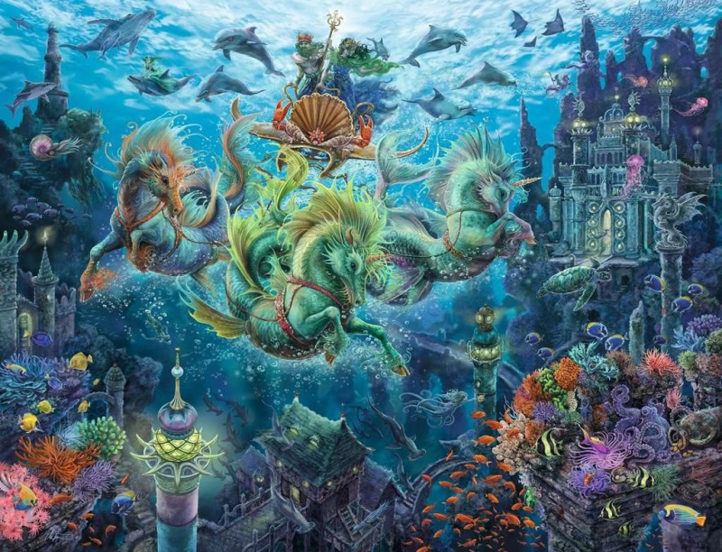 RAVENSBURGER Pod vodou 2000 dílků