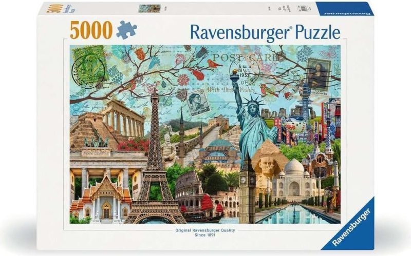 RAVENSBURGER Velkoměsta koláž 5000 dílků