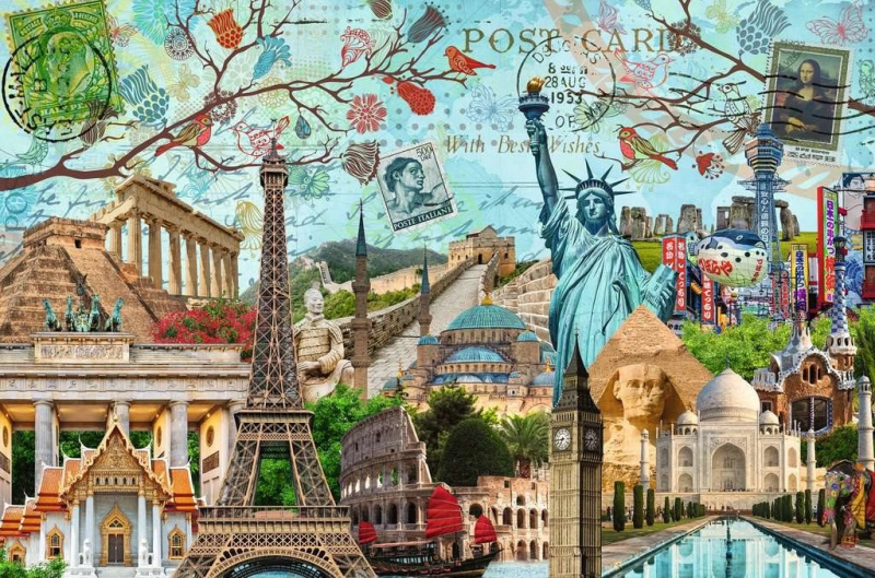 RAVENSBURGER Velkoměsta koláž 5000 dílků