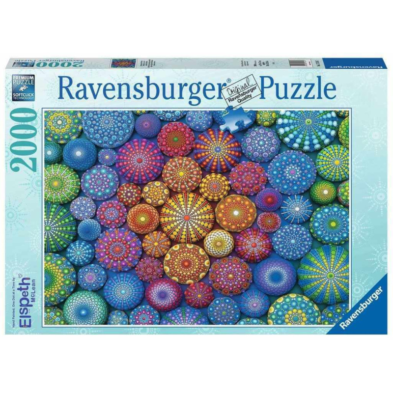 RAVENSBURGER Duhové mandaly 2000 dílků