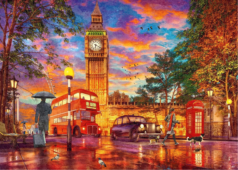 Ravensburger Západ slunce u Big Benu 1000 dílků