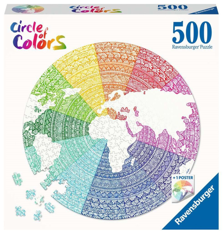 Ravensburger puzzle 171682 Mandala 500 dílků