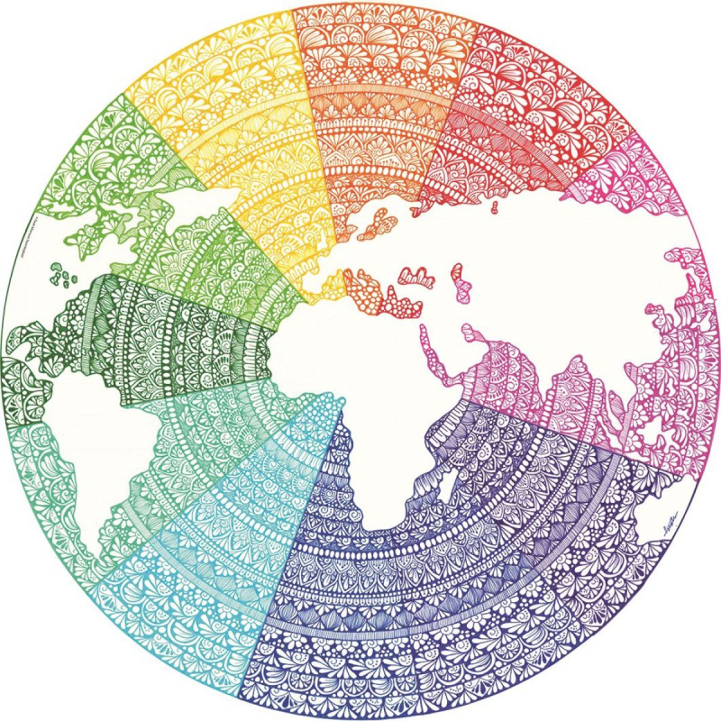 Ravensburger puzzle 171682 Mandala 500 dílků