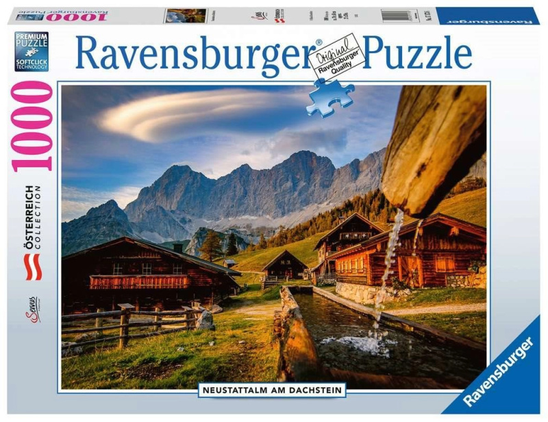 RAVENSBURGER Neustattalm am Dachstein Rakousko 1000 dílků